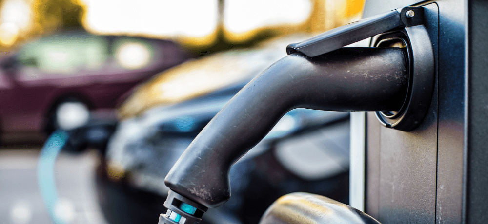 Image of an electric vehicle charging point.