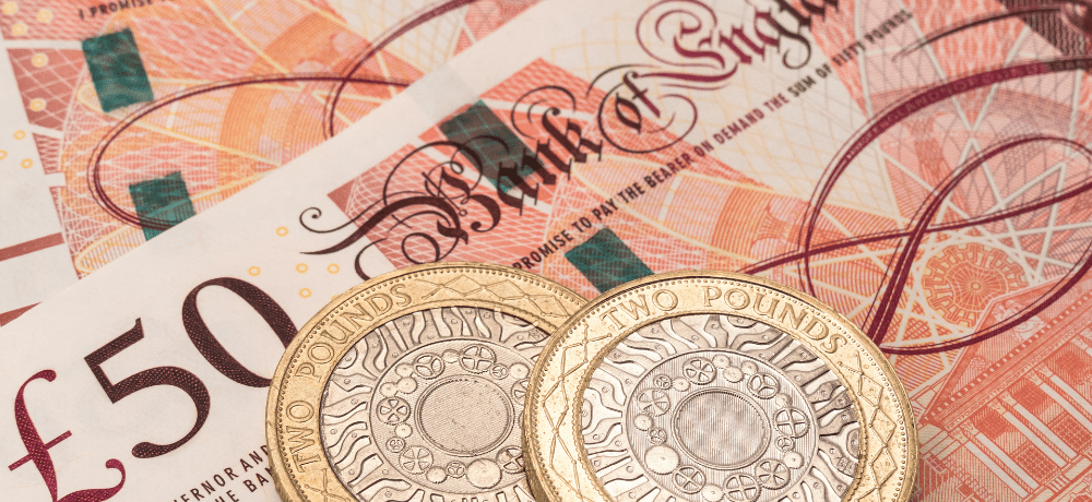 Header image showing £50 notes and £2 pound coins.