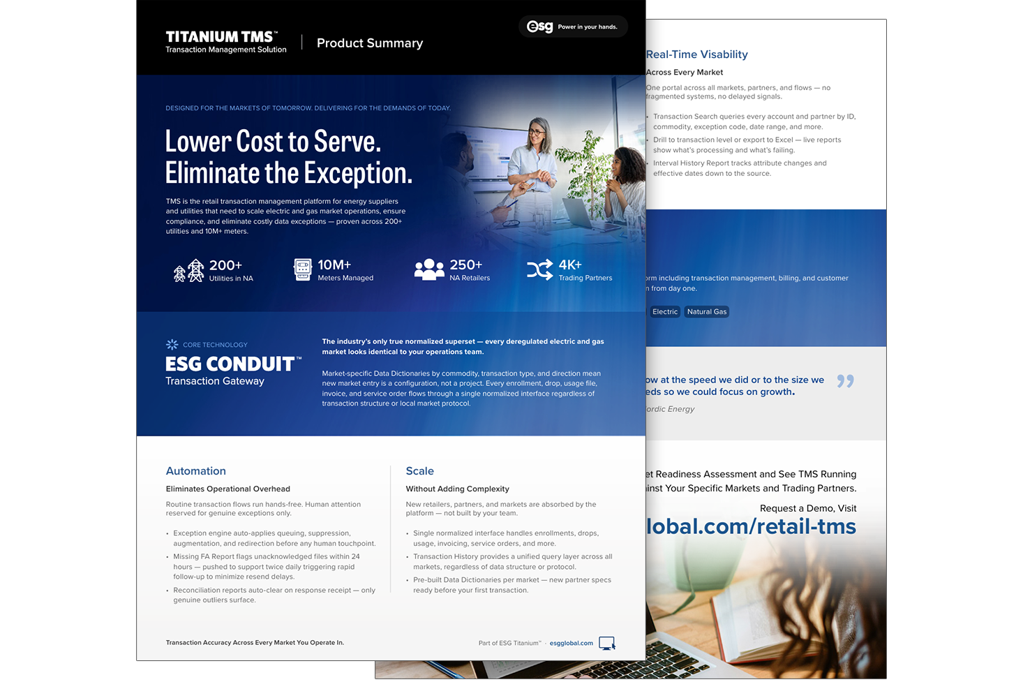 ESG Transaction Management Solution