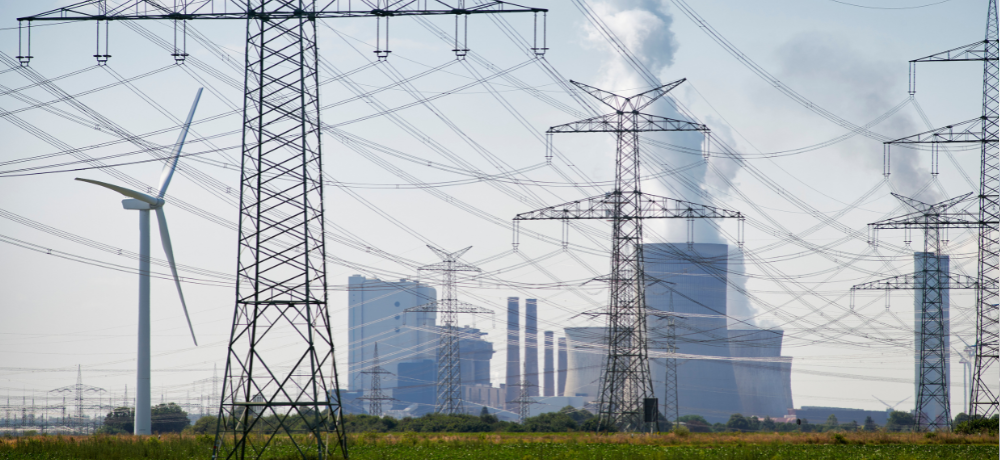 Header image of large scale energy operations